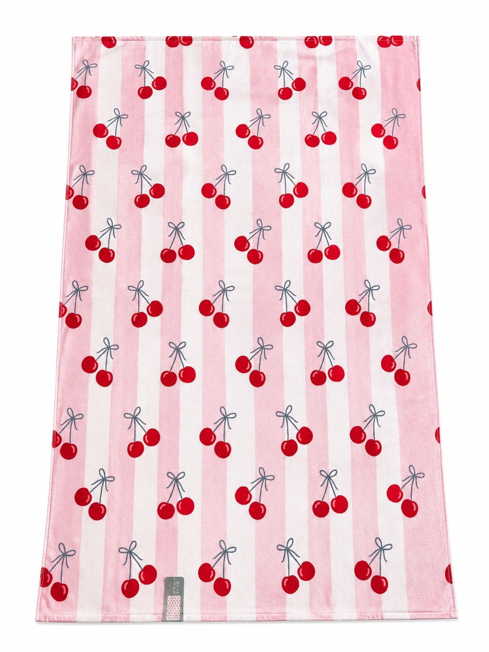 *Sold* Kassa Cherry Stripe Beach Towel